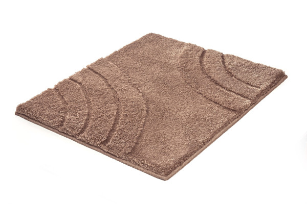 Badteppich SATURN in taupe aus Polyacryl