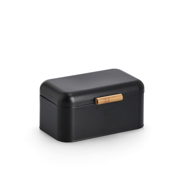 Brotkasten TIMUR in schwarz aus Materialmix