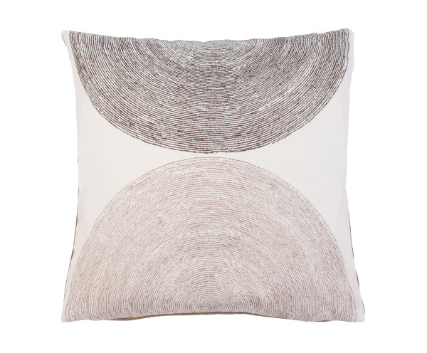 Kissenhülle SORENTO taupe in taupe aus Polyester