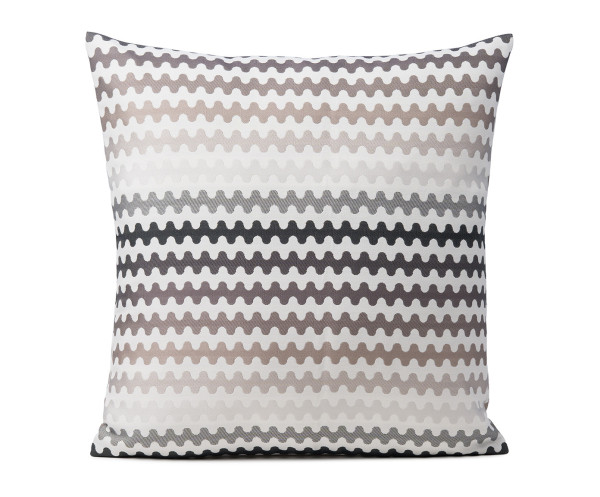 Kissenhülle LUCIA in grau aus Mischgewebe