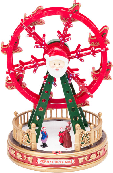 Dekoobjekt LED WHEEL in mehrfarbig aus Kunststoff