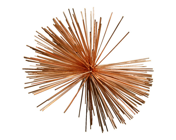 Christbaumschmuck Hänger STELLA brandy in brandy aus Kunststoff