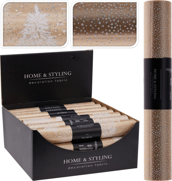 Dekostoff Rolle in mehrfarbig aus Polyester