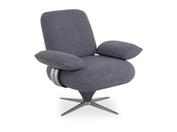 Sessel MONDO CRESPA in grau aus Stoff