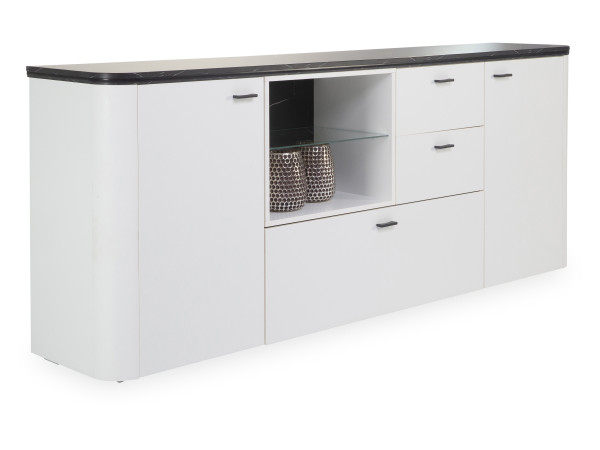 Sideboard HARPER IRINGA in weiß aus Dekor