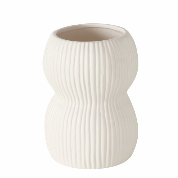 Vase NANCY in weiß aus Keramik