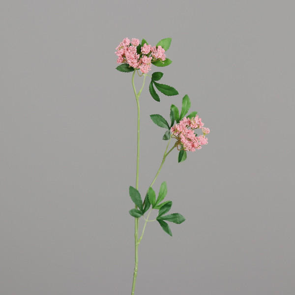 Kunstblume Anethum in rosa aus Kunststoff