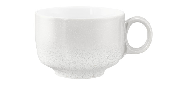 Milchkaffeeobertasse SENTO in weiß aus Porzellan