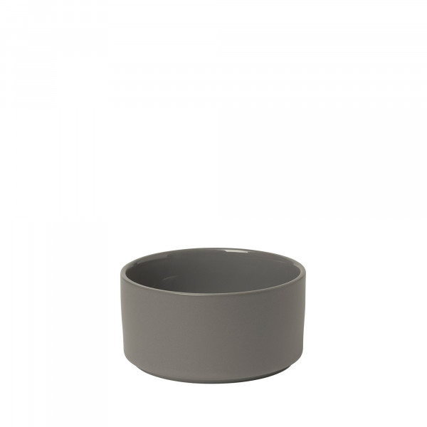 Schale PILAR PEWTER in grau aus Keramik