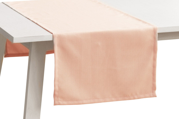 Tischläufer PANAMA in rosa aus Polyester