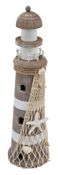 Leuchtturm in natur aus Holz