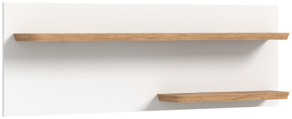 Wandboard MODERN TIMES in weiß aus Dekor
