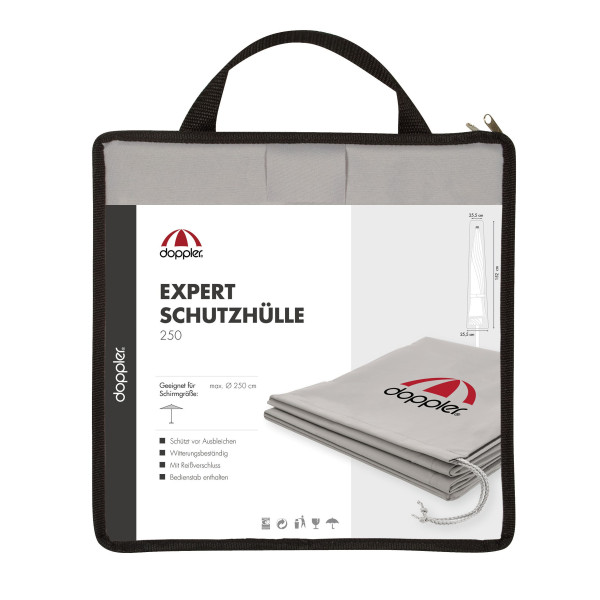 Schutzhülle DOPPLER EXPERT in grau aus Stoff