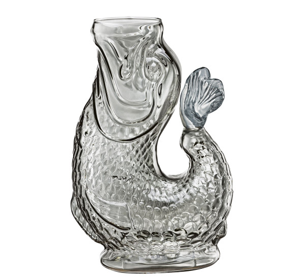 Wasserkaraffe cilio NEMO in grau aus Glas
