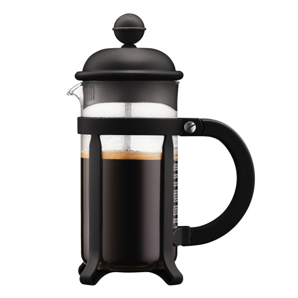 Kaffeebereiter Bodum JAVA in schwarz aus Materialmix