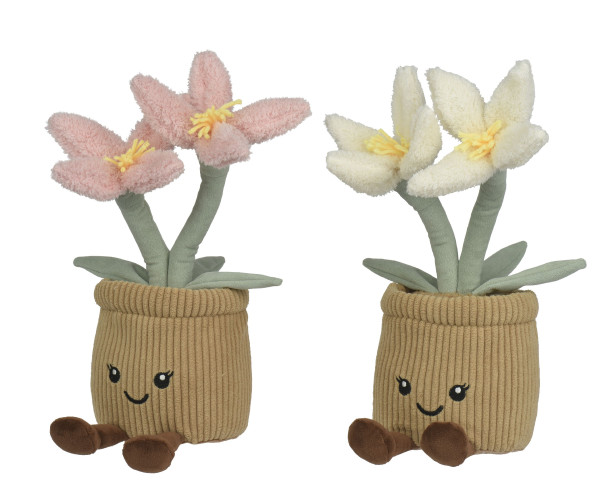 Dekoobjekt FUNNY FLOWER in mehrfarbig aus Polyester