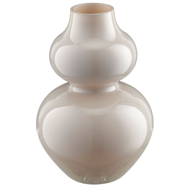Vase BUBBLE in Macchiato aus Glas