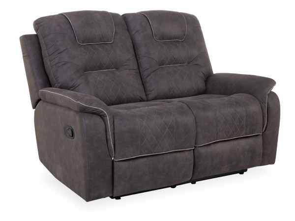 Polstersofa HARPER HONGKONG in grau aus Stoff