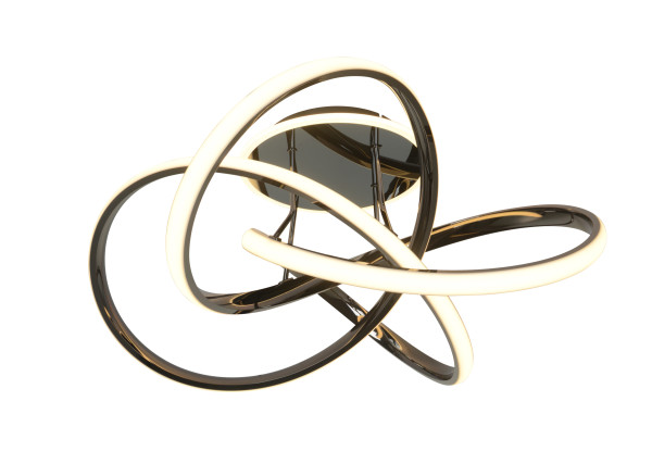 Deckenleuchte BANDOL in schwarz aus Eisen