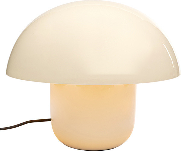 Tischleuchte MUSHROOM in beige aus Stahl