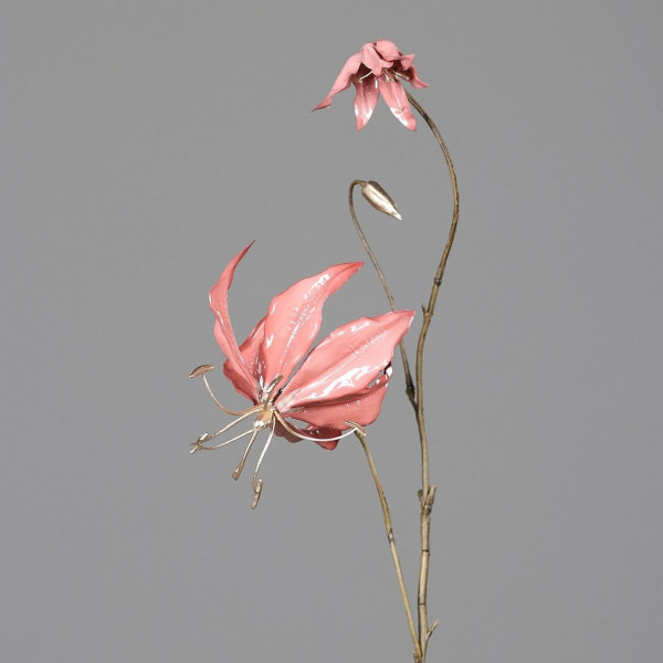 Kunstblume Gloriosa in rose