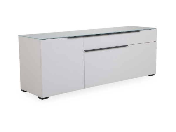 Lowboard Arredokit Pamera in sand aus Glas