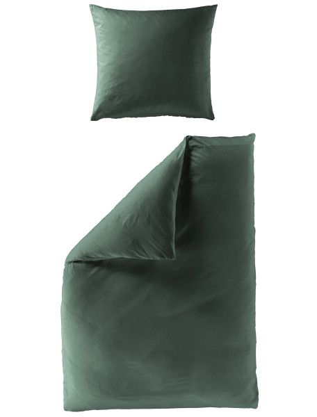 Bettwäsche Biber in Pinie aus Baumwolle