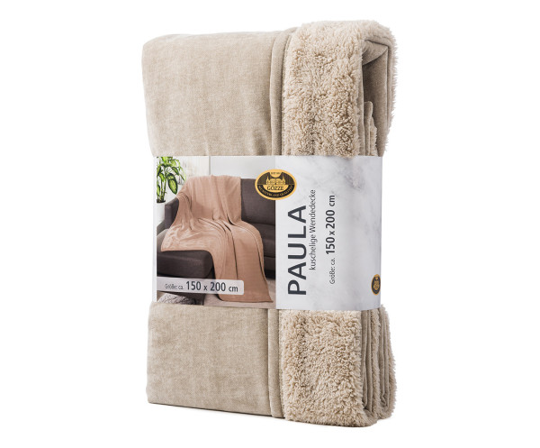 Decke PAULA stein in Stein aus Polyester