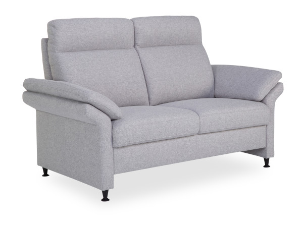 Sofa 2 Sitzer Elastoform CLEA in Light Grey aus Stoff