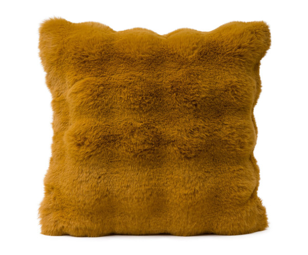 Kissen BUBBLES senf in Senf aus Polyester