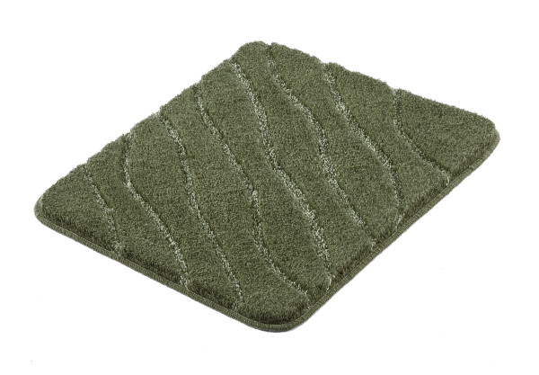 Badteppich TRAM in grün aus Polyacryl
