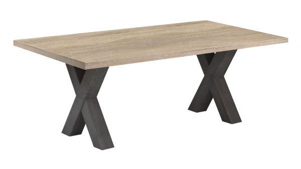 Couchtisch MISTER in graphit/dekor eiche aus Holz