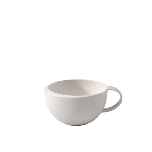 Kaffeeobertasse NEWMOON in weiß aus Porzellan