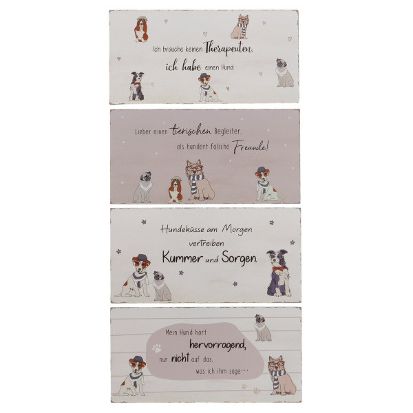 Schild ARCHY in mehrfarbig aus Eisen