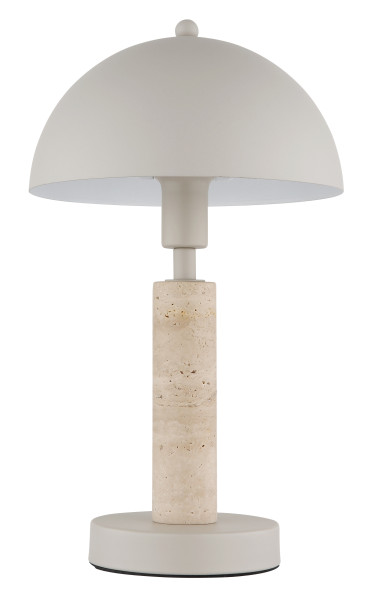 Tischleuchte JANIE in sand aus Metall