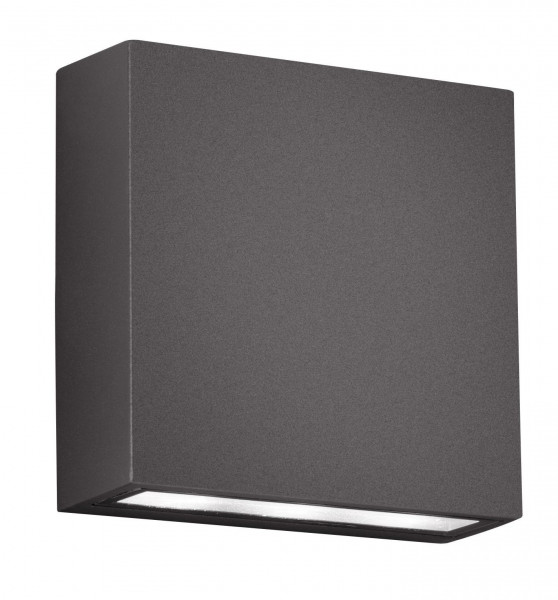 Wandleuchte THAMES in anthrazit aus Aluminium