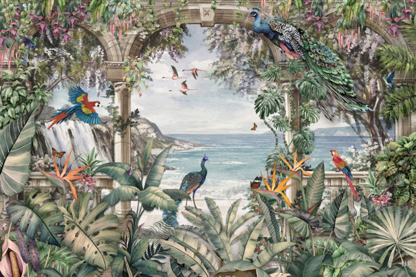Akustikbild MEERBLICK aus Materialmix