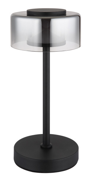 Tischleuchte BELINDA in schwarz aus Metall