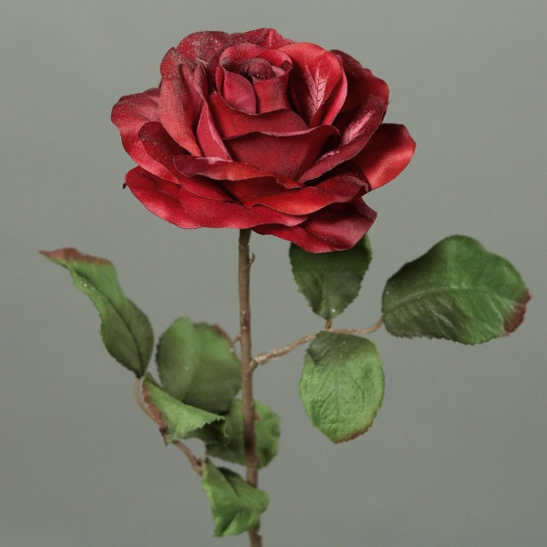 Kunstblume Rose in bordeaux