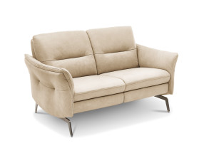Vorschau: Sofa 2 Sitzer MONDO TEOMA in beige aus Leder Vorschau: Sofa 2 Sitzer MONDO TEOMA in beige aus Leder