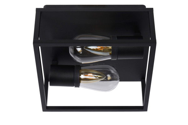 Deckenleuchte CARLYN in schwarz aus Aluminium