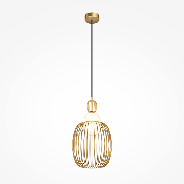 Pendelleuchte LEVITATION in messingfarben aus Metall