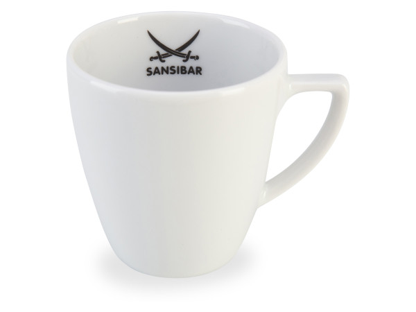 Espressotasse SANSIBAR LUNNA in weiß aus Porzellan