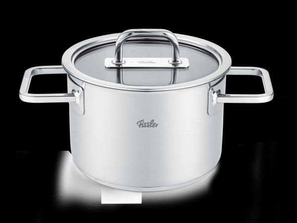 Kochtopf Viseo Pro in silberfarben aus Metall