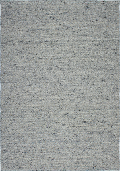 Teppich Tessin in grau aus Schurwolle