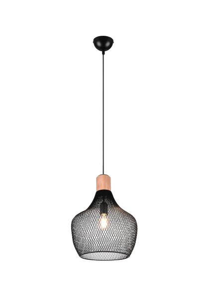 Pendelleuchte VALERIA in schwarz aus Metall