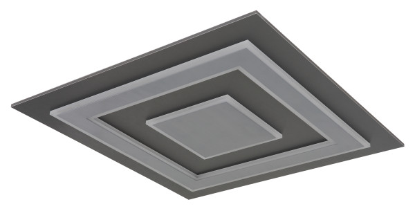 Deckenleuchte JAYDEN in anthrazit aus Kunststoff