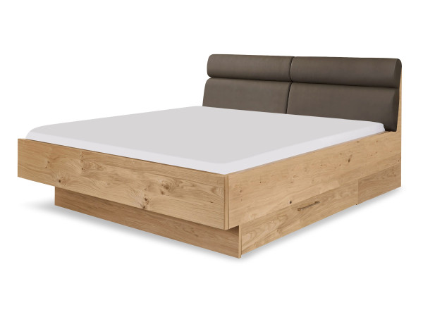 Bett MONDO AMADO in Balkeneiche aus Furniert