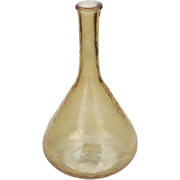 Vase RECYCLED braun in braun aus Glas