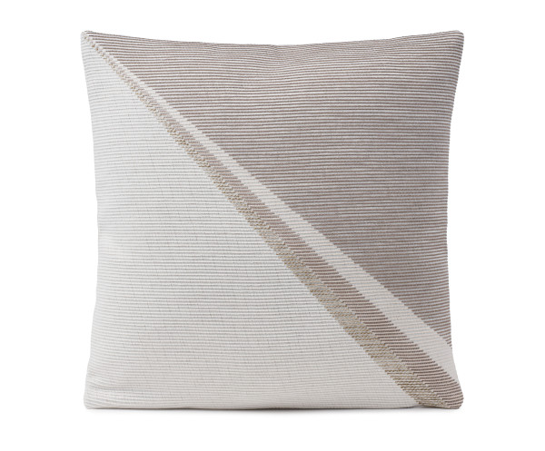 Kissenhülle CADEAU taupe in taupe aus Mischgewebe